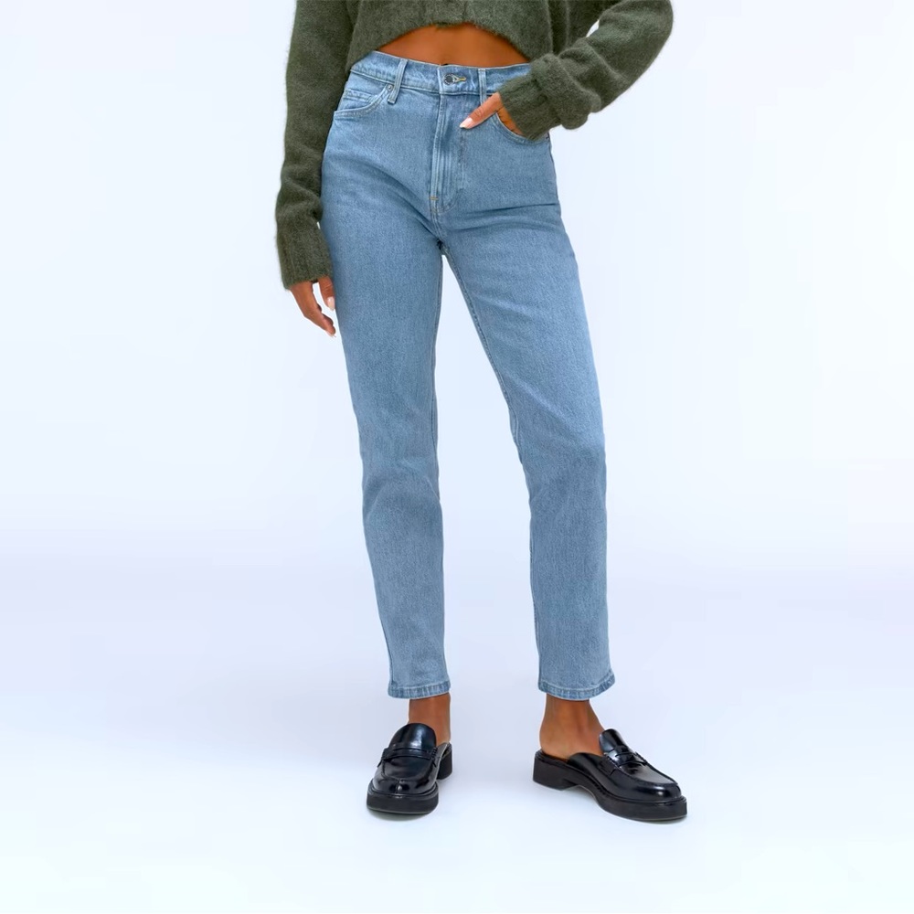 EVERLANE Cheeky High Rise Straight Jean